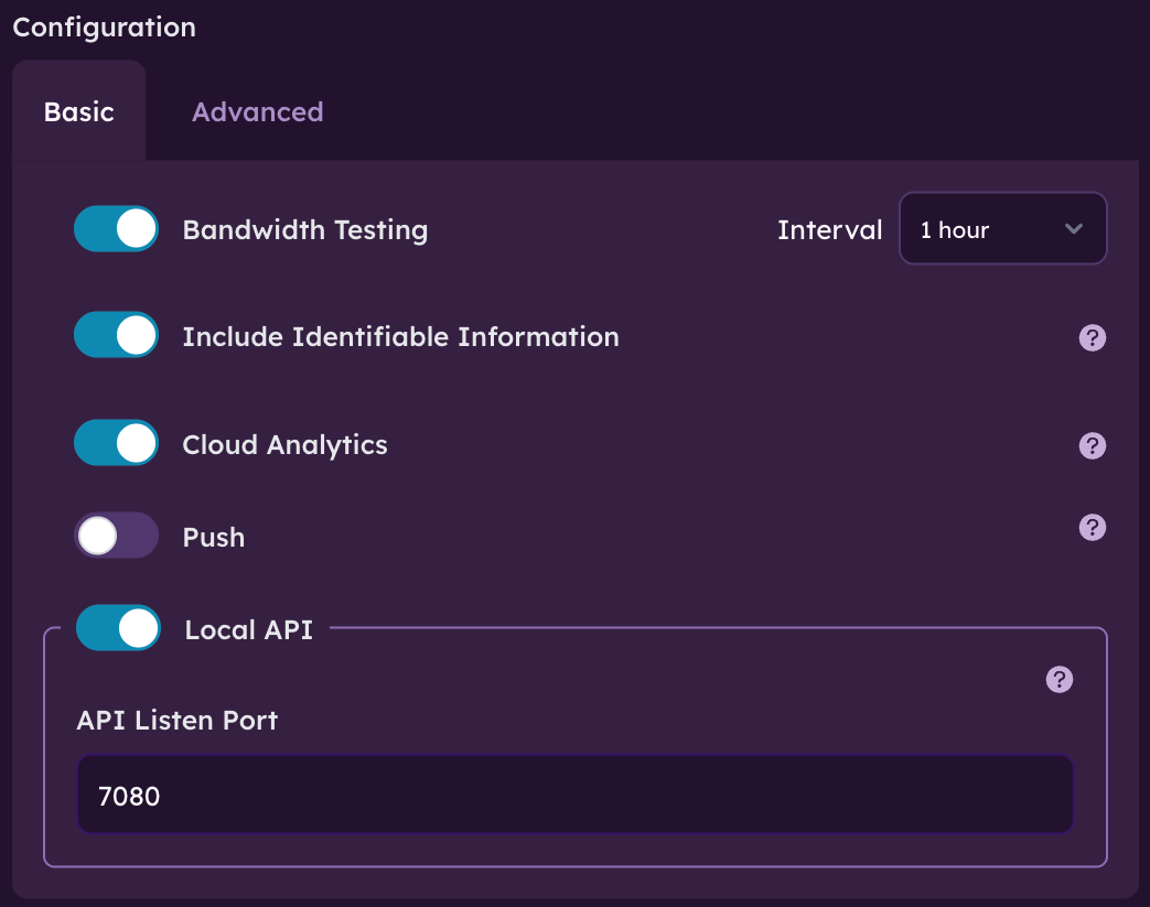 Example Configuration