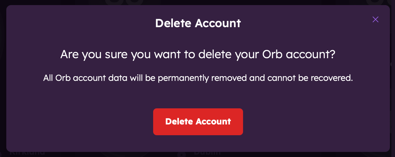 Confirm Delete