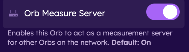 Orb Measure Server