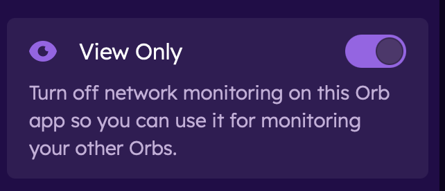 View Only
